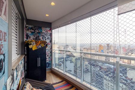 Varanda de apartamento à venda com 1 quarto, 48m² em Santa Efigênia, São Paulo