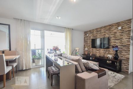Sala  de apartamento para alugar com 3 quartos, 109m² em Jardim Caravelas, São Paulo