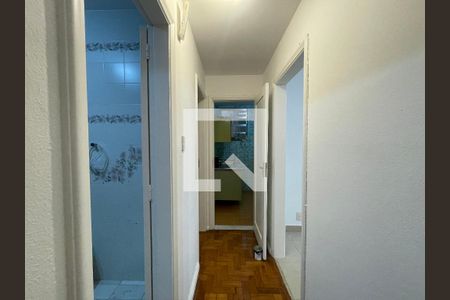 corredor  de apartamento para alugar com 2 quartos, 82m² em Botafogo, Rio de Janeiro