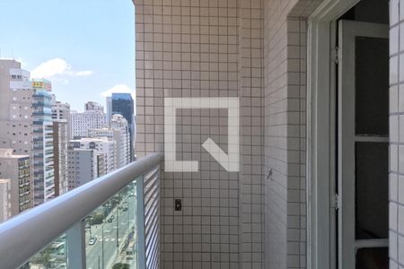 Varanda  de apartamento para alugar com 1 quarto, 66m² em José Menino, Santos