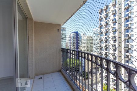 Varanda da Sala de apartamento à venda com 3 quartos, 75m² em Moema, São Paulo