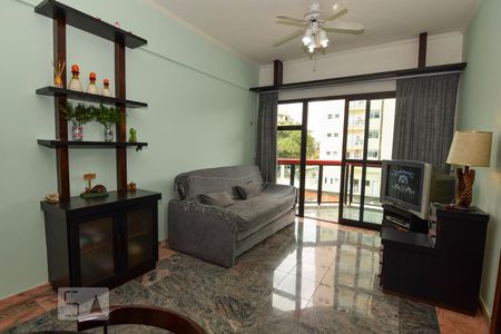 Sala de apartamento para alugar com 1 quarto, 42m² em Loteamento João Batista Julião, Guarujá
