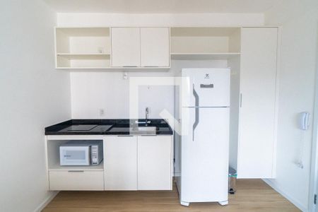 Sala/Cozinha de apartamento para alugar com 1 quarto, 35m² em Mirandópolis, São Paulo
