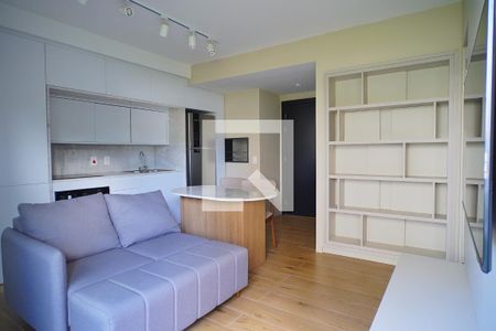 Sala _Cozinha  de apartamento para alugar com 1 quarto, 42m² em Boa Vista, Porto Alegre