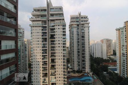 Vista da varanda de apartamento para alugar com 1 quarto, 50m² em Campo Belo, São Paulo