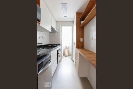Cozinha de apartamento para alugar com 1 quarto, 42m² em Bela Vista, São Paulo