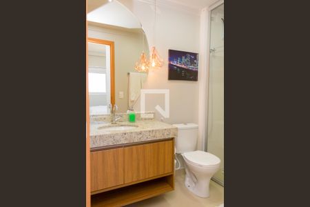 Banheiro da Suíte de apartamento para alugar com 2 quartos, 68m² em Setor Bueno, Goiânia