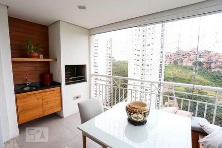 Sacada com área gourmet de apartamento à venda com 2 quartos, 87m² em Vila Andrade, São Paulo