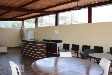 Apartamento para alugar com 135m², 4 quartos e 1 vagaVista área  comum  churrasqueira