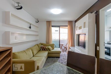 Sala  de apartamento para alugar com 1 quarto, 40m² em Aclimação, São Paulo
