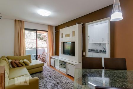 Sala  de apartamento para alugar com 1 quarto, 40m² em Aclimação, São Paulo