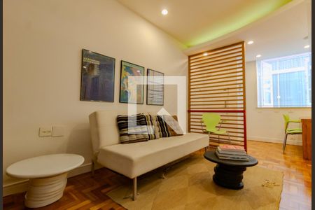Detalhe da sala de apartamento à venda com 1 quarto, 45m² em Ipanema, Rio de Janeiro