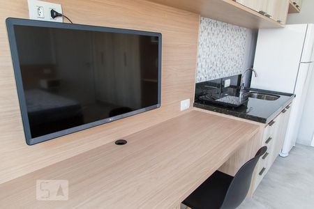 Studio - Detalhe de kitnet/studio para alugar com 1 quarto, 25m² em Mirandópolis, São Paulo