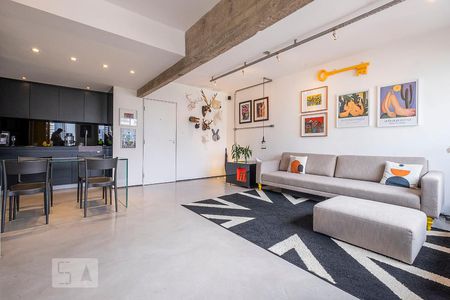 Sala de apartamento para alugar com 1 quarto, 60m² em Pinheiros, São Paulo