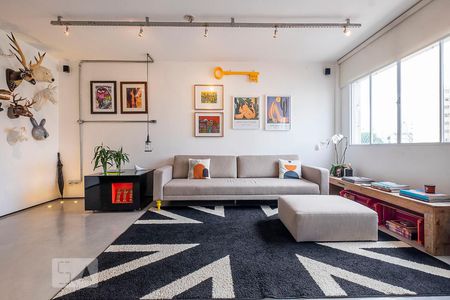 Sala de apartamento para alugar com 1 quarto, 60m² em Pinheiros, São Paulo