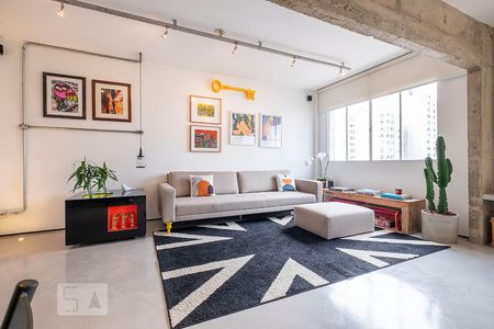 Sala de apartamento para alugar com 1 quarto, 60m² em Pinheiros, São Paulo
