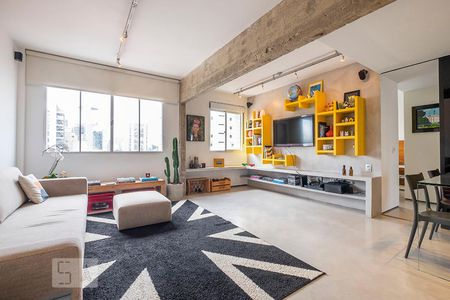 Sala de apartamento para alugar com 1 quarto, 60m² em Pinheiros, São Paulo