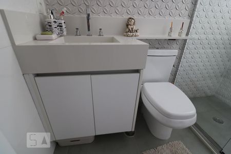 Banheiro suite de apartamento à venda com 2 quartos, 54m² em Vila Prudente, São Paulo