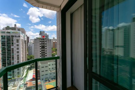 Varanda de apartamento para alugar com 1 quarto, 50m² em Funcionários, Belo Horizonte
