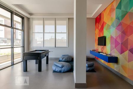 Studio à venda com 49m², 1 quarto e 1 vagaSala de Jogos