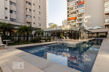 Studio à venda com 49m², 1 quarto e 1 vagaPiscina