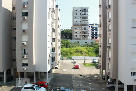 Vista Sala de apartamento à venda com 2 quartos, 51m² em Centro, Canoas