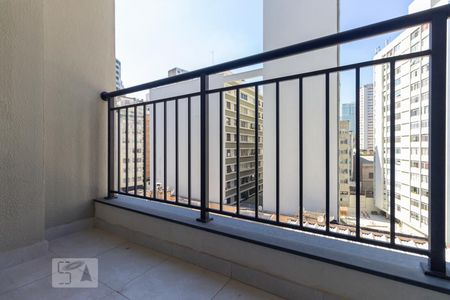 Varanda de apartamento à venda com 1 quarto, 28m² em República, São Paulo
