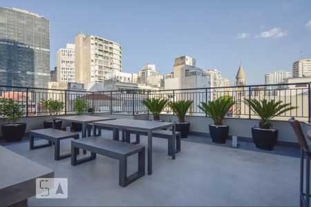 Apartamento à venda com 28m², 1 quarto e sem vagaTerraço