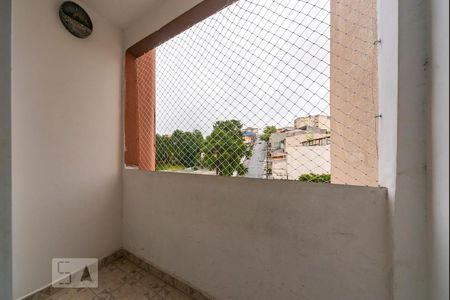 Varanda da Sala de apartamento à venda com 2 quartos, 58m² em Vila Eldízia, Santo André