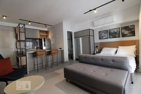 Sala de kitnet/studio à venda com 1 quarto, 42m² em Campo Belo, São Paulo