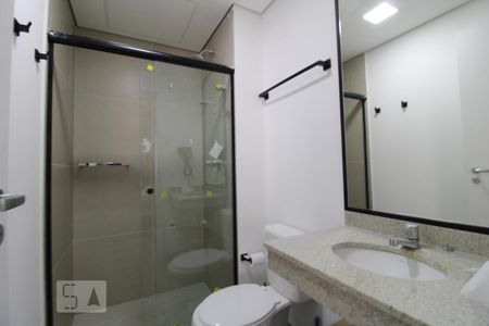 Banheiro de kitnet/studio à venda com 1 quarto, 42m² em Campo Belo, São Paulo