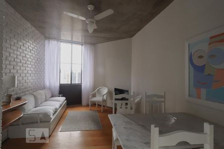 Sala de apartamento para alugar com 1 quarto, 60m² em Funcionários, Belo Horizonte