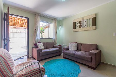 Sala de casa à venda com 3 quartos, 74m² em Campestre, Santo André