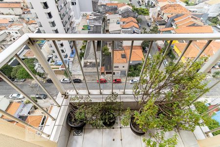 Varanda da Sala de apartamento para alugar com 2 quartos, 54m² em Vila Dom Pedro I, São Paulo