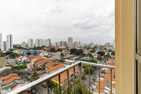 Varanda da Sala de apartamento para alugar com 2 quartos, 54m² em Vila Dom Pedro I, São Paulo