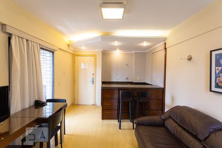 Sala/Cozinha de apartamento para alugar com 1 quarto, 49m² em Funcionários, Belo Horizonte