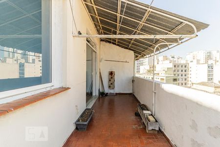Varanda de apartamento à venda com 1 quarto, 48m² em Vila Buarque, São Paulo