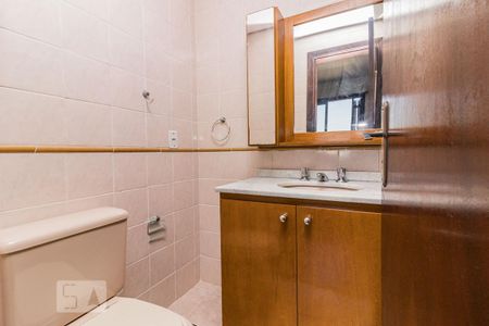 Banheiro da Suíte de apartamento à venda com 3 quartos, 95m² em Tristeza, Porto Alegre