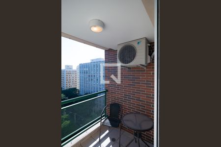 Varanda da Sala de apartamento para alugar com 1 quarto, 45m² em Bela Vista, São Paulo