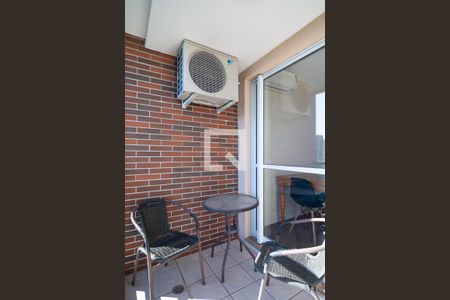 Varanda da Sala de apartamento para alugar com 1 quarto, 45m² em Bela Vista, São Paulo