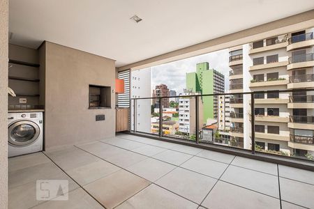 Sala - Varanda de apartamento à venda com 1 quarto, 60m² em Pinheiros, São Paulo