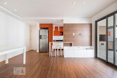 Sala de apartamento à venda com 1 quarto, 60m² em Pinheiros, São Paulo