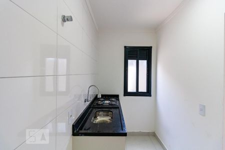 Cozinha de kitnet/studio para alugar com 1 quarto, 28m² em Vila Bela, São Paulo