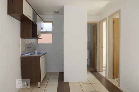Sala/Cozinha de apartamento à venda com 2 quartos, 46m² em Mato Grande, Canoas