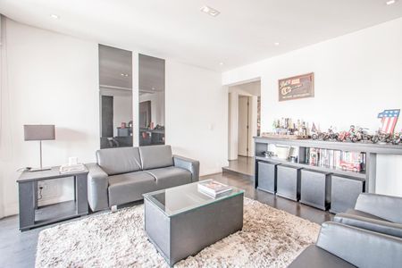 Sala de estar e Sala de TV de apartamento à venda com 4 quartos, 150m² em Campo Belo, São Paulo