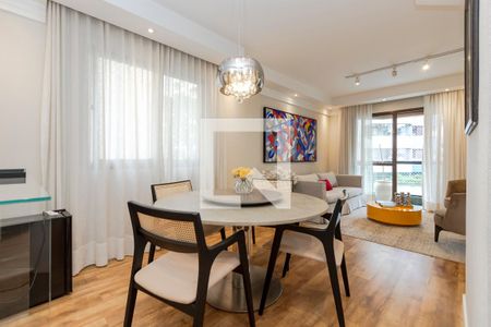 Sala de apartamento à venda com 3 quartos, 121m² em Brooklin Novo, São Paulo