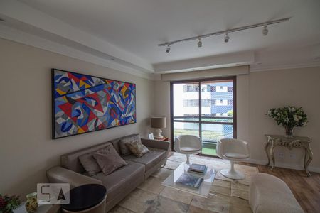 Sala de apartamento para alugar com 4 quartos, 121m² em Brooklin Novo, São Paulo
