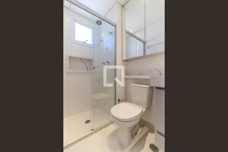 Banheiro da Suíte de apartamento para alugar com 2 quartos, 61m² em Santa Cecilia, São Paulo