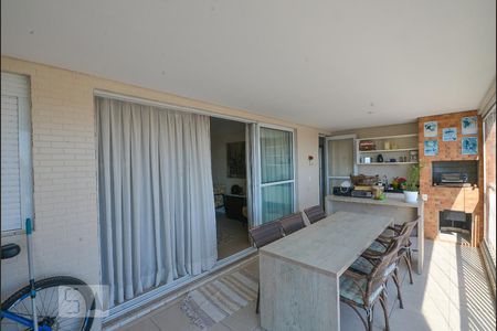 Varanda da Sala de apartamento à venda com 3 quartos, 141m² em Vila Gumercindo, São Paulo