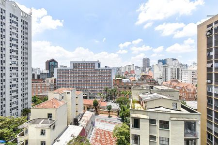 Sala - Vista de apartamento para alugar com 1 quarto, 45m² em Vila Buarque, São Paulo